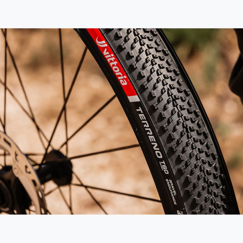 Anvelopă de bicicletă Vittoria Terreno T60 G2.0 TLR Gravel Endurance 700x40c black/brown 7