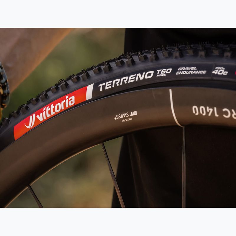 Anvelopă de bicicletă Vittoria Terreno T60 G2.0 TLR Gravel Endurance black/brown 6