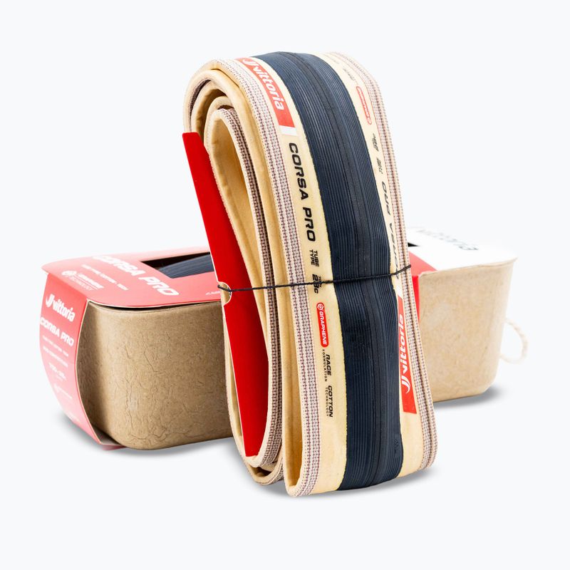 Anvelopă de bicicletă Vittoria Corsa Pro G2.0 700 x 30C black/beige 6