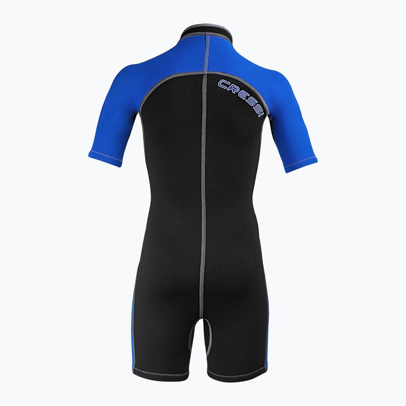 Costum de înot pentru copii  Cressi Lido Shorty 2 mm black/blue 8