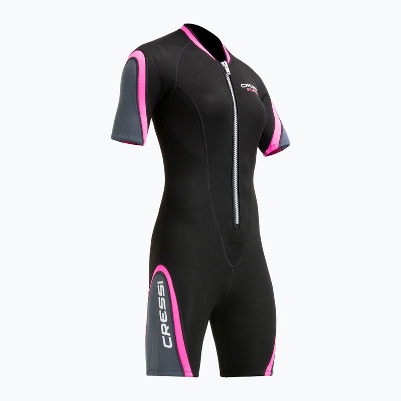 Costum de neopren pentru bărbați Cressi Playa Shorty 2.5 mm black/pink 3