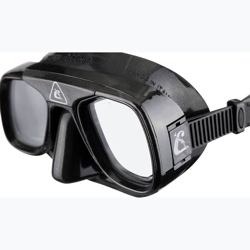 Mască de scufundări Cressi Superocchio negru/negru 4