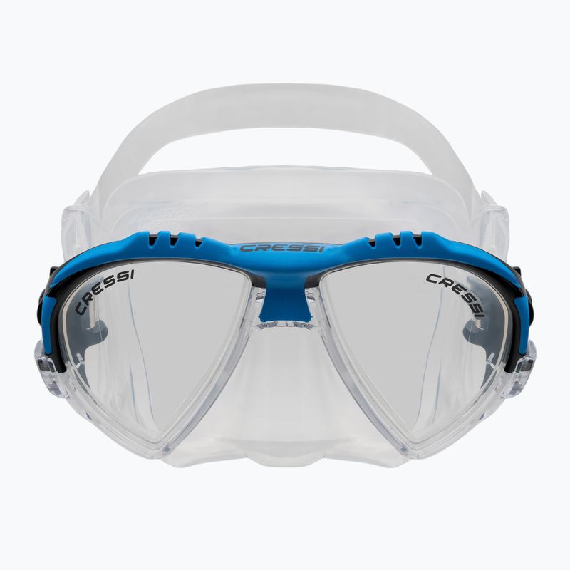 Set de scufundări Cressi Matrix + mască Gamma + snorkel albastru DS302501 2