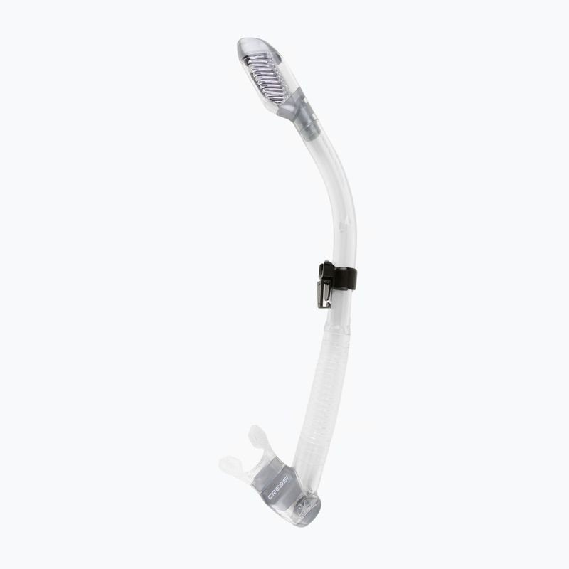 Cressi Dry snorkel argintiu/incolor ES259