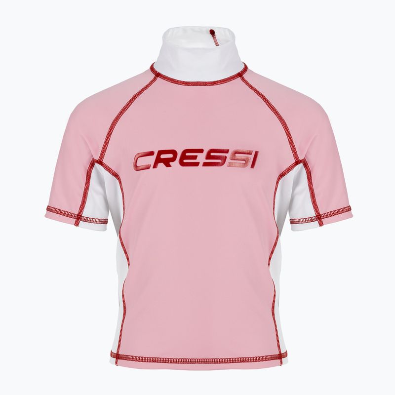 Tricou pentru copii cu raze UV Cressi Rash Guard S/SL roz LW477002