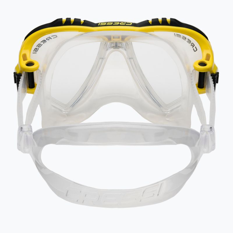 Set de scufundări Cressi Matrix + mască Gamma + snorkel galben DS302504 5