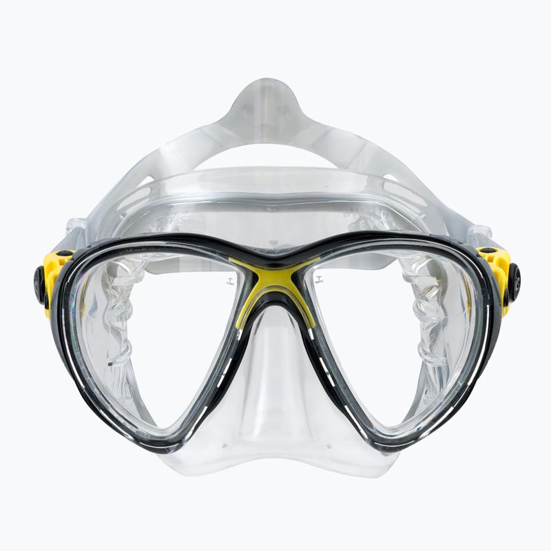Masca de scufundare Cressi Big Eyes Evolution galben DS340010 2