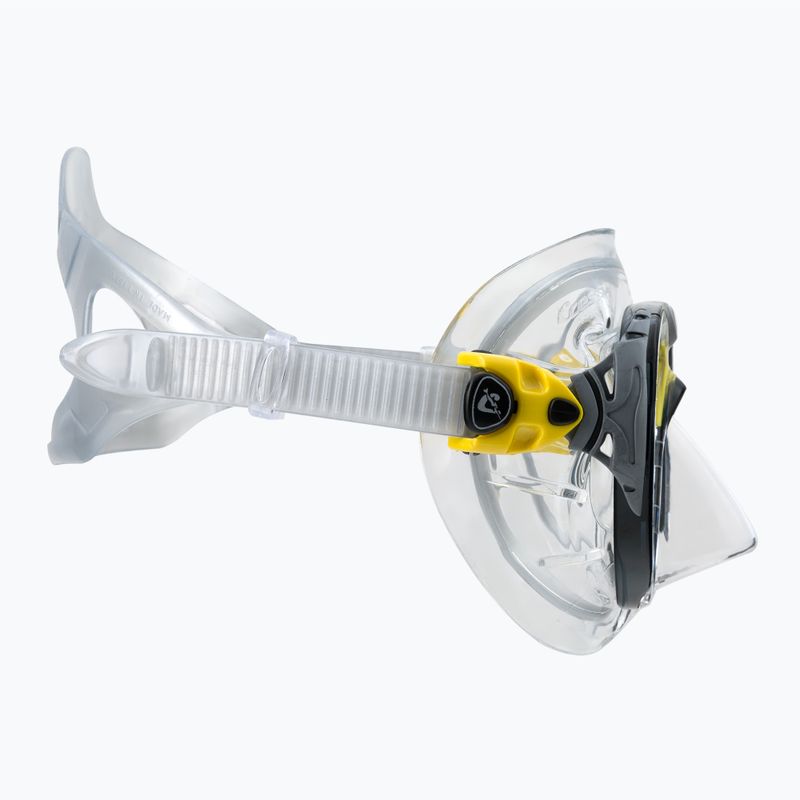 Masca de scufundare Cressi Big Eyes Evolution galben DS340010 3