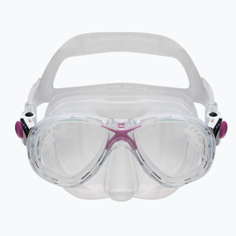 Cressi copii snorkel set Marea Jr mască + snorkel Top clar roz DM1000064 2