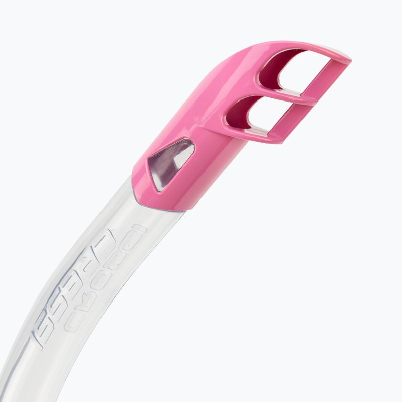 Cressi Ondina kit de snorkel pentru copii + mască Top + snorkel roz transparent DM1010134 7