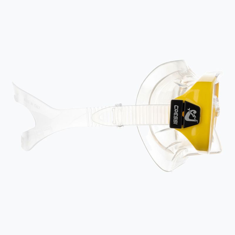 Mască de scufundări Cressi Onda clear/yellow 3