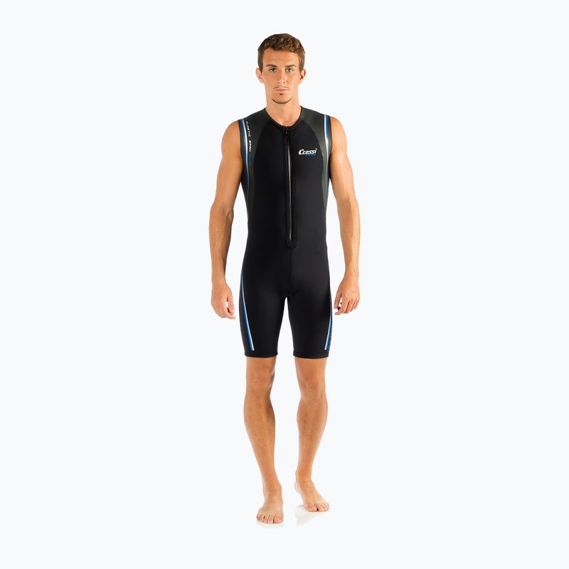 Costum de baie pentru bărbați Cressi Termico Shorty 2mm negru DG000902