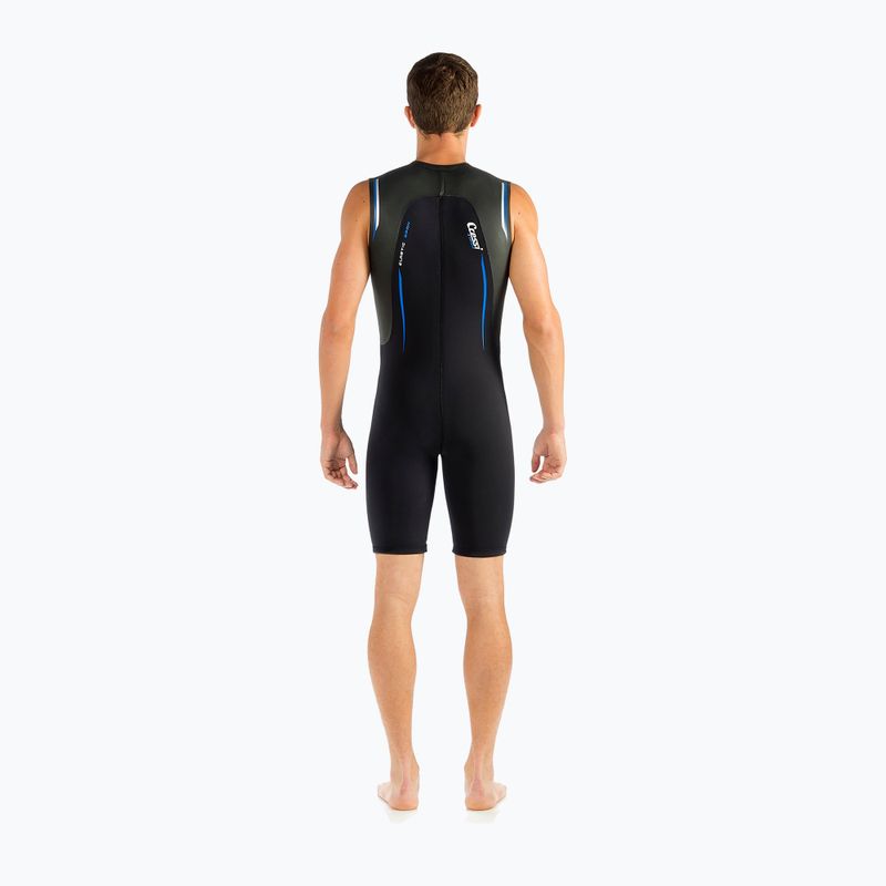 Costum de baie pentru bărbați Cressi Termico Shorty 2mm negru DG000902 2