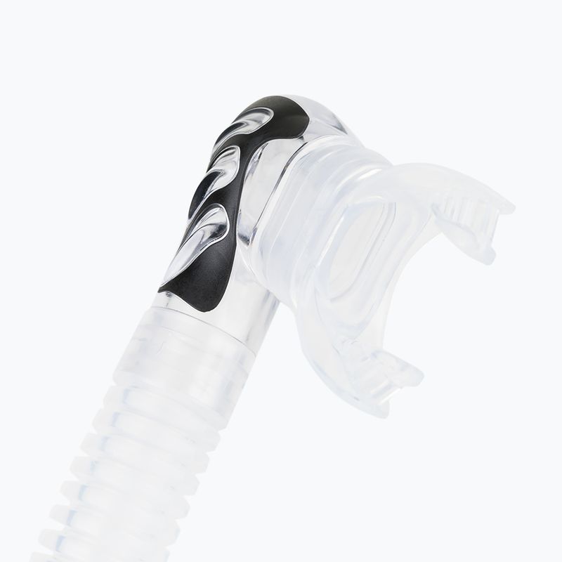 Cressi Alpha Ultra Dry negru/argintiu snorkel ES258 3