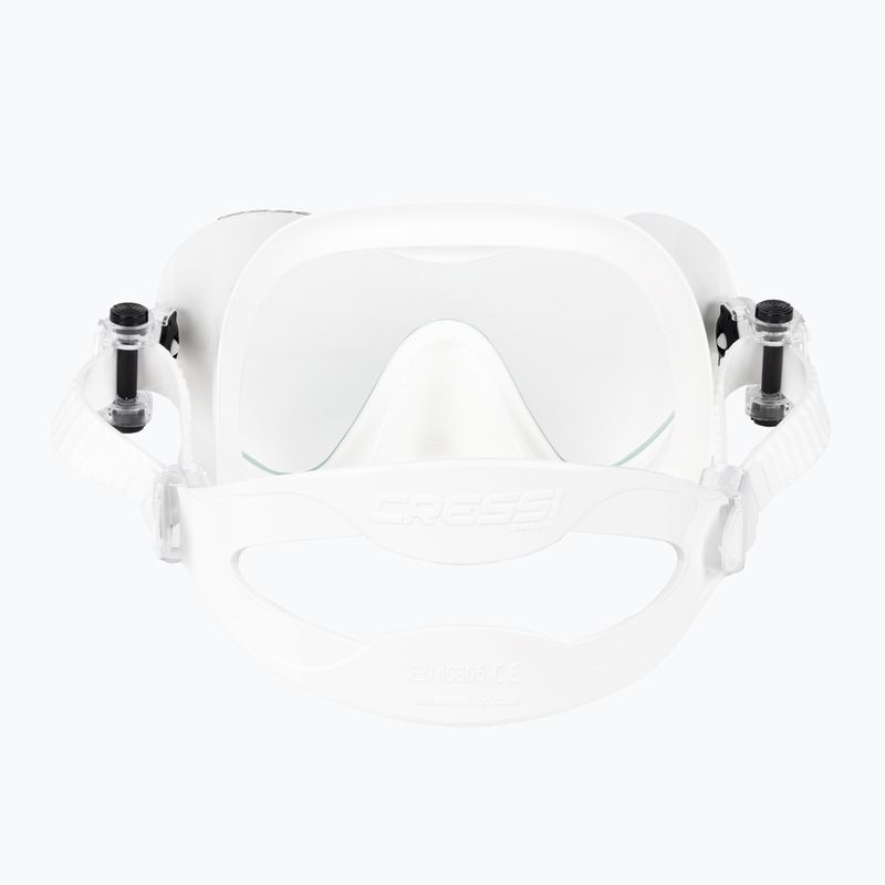 Mască de scufundări Cressi F1 albă ZDN283000 4