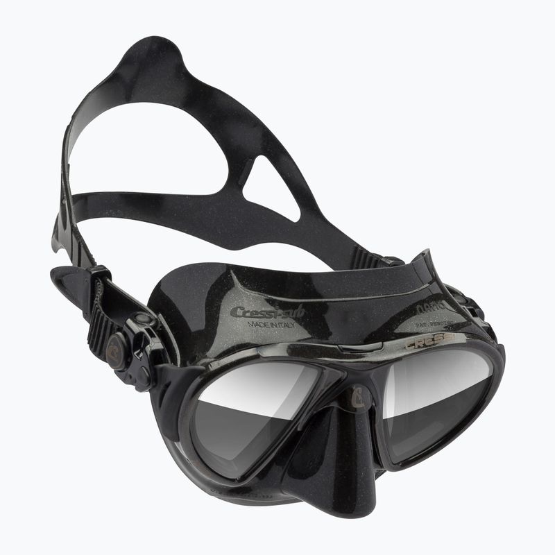 Mască de scufundări Cressi Nano black/black/silver