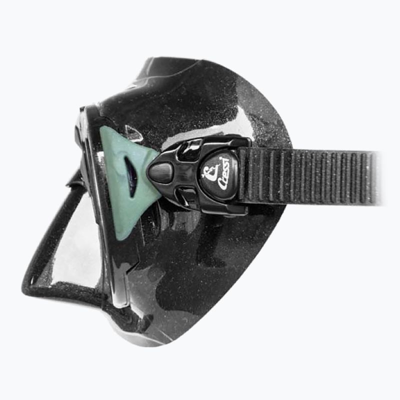 Mască de scufundări Cressi Nano black/black/silver 2