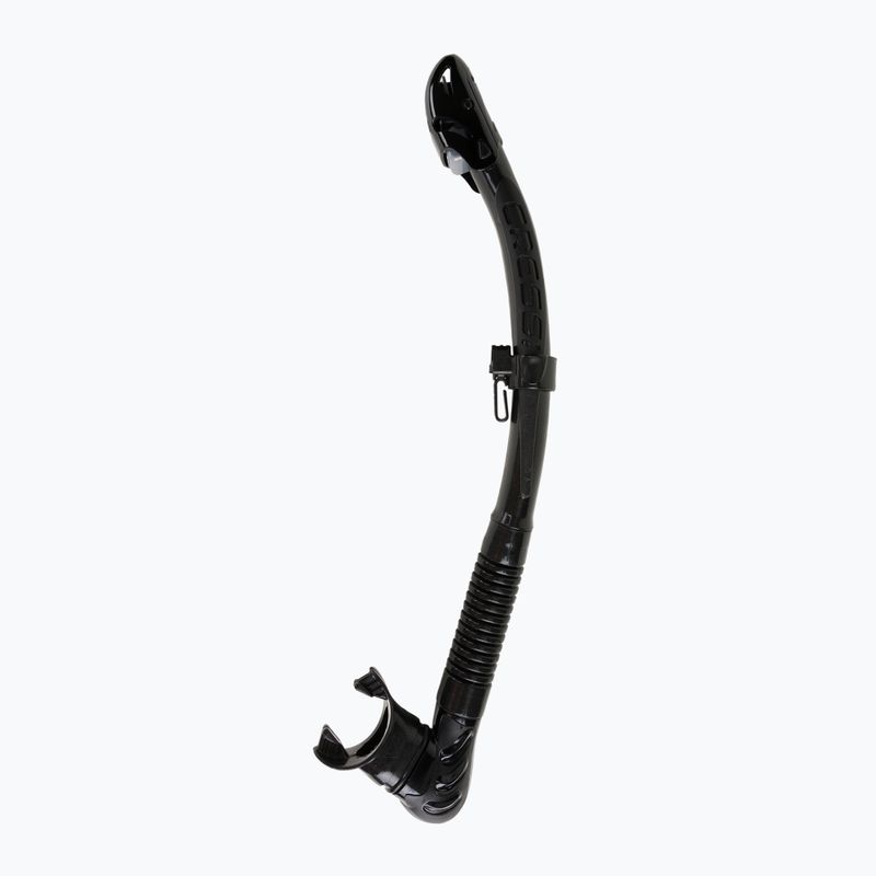 Cressi Alpha Alpha Ultra Dry snorkel negru/gri ES258