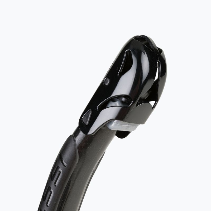 Cressi Alpha Alpha Ultra Dry snorkel negru/gri ES258 2