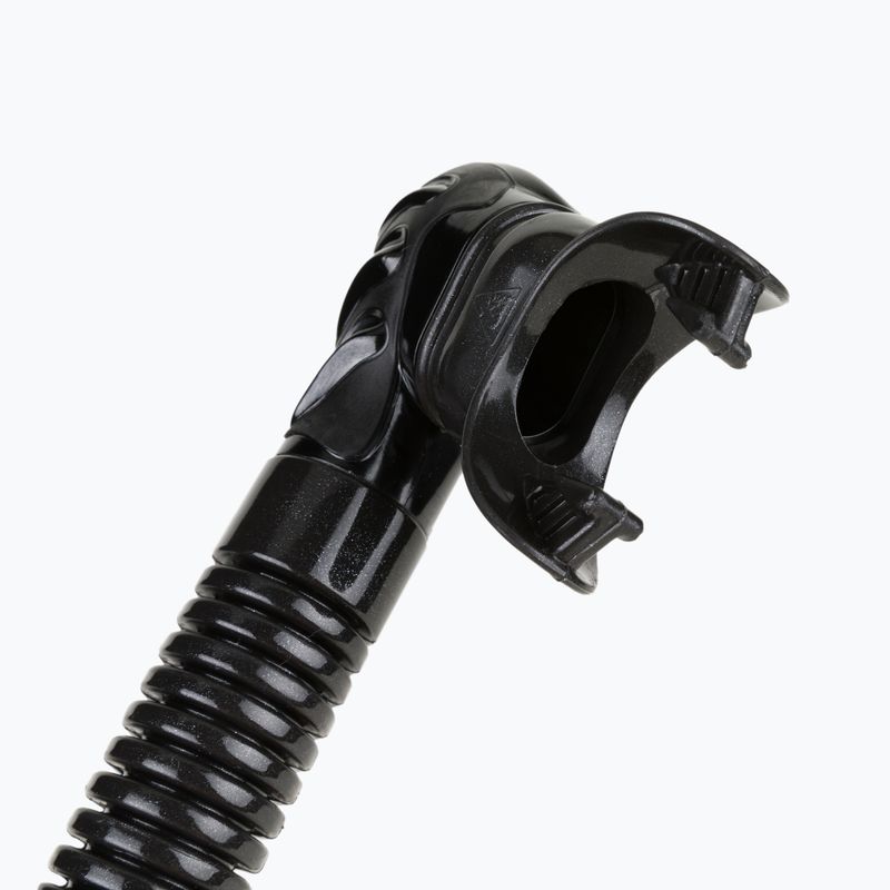 Cressi Alpha Alpha Ultra Dry snorkel negru/gri ES258 3