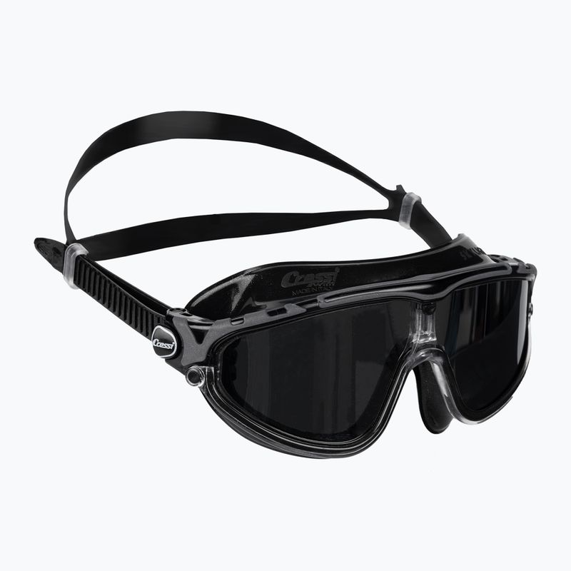 Mască de înot Cressi Skylight gri-neagră DE2034750