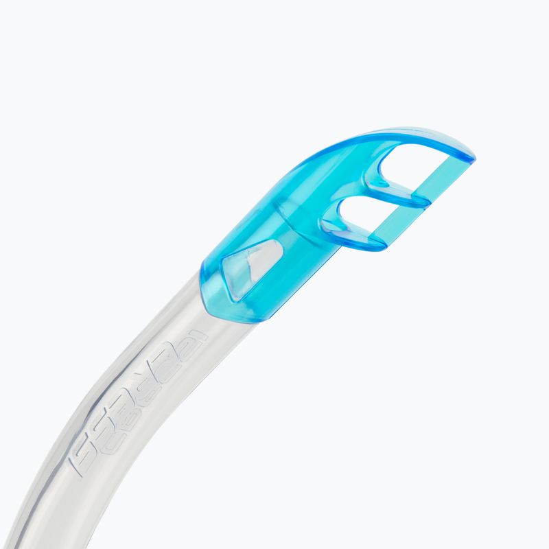 Cressi Ondina kit de snorkel pentru copii + mască Top + snorkel Clear Aquamarine DM1010133 7