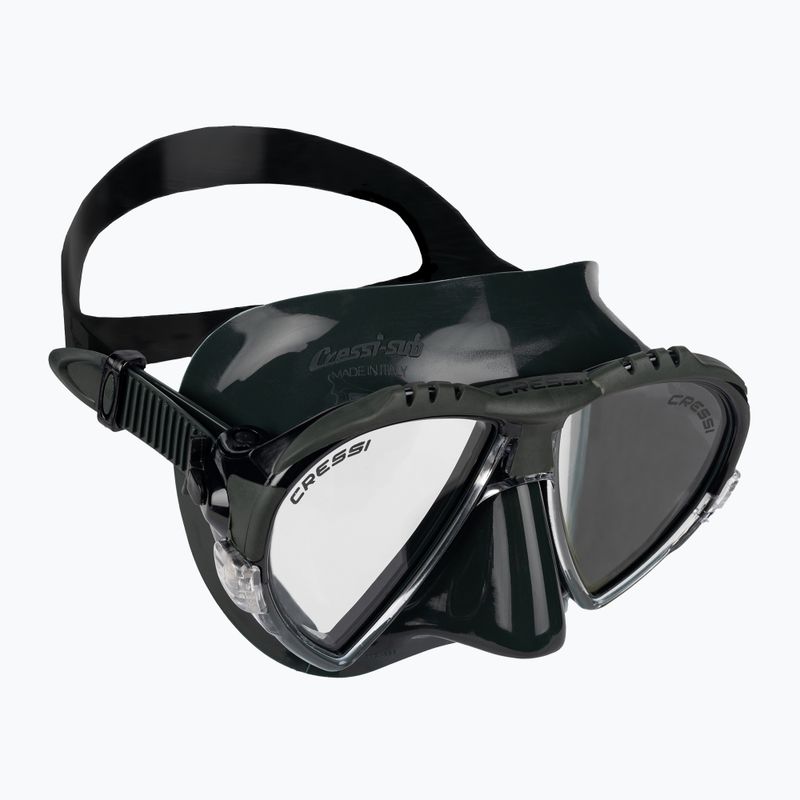 Mască de scufundări Cressi Matrix verde DS309850
