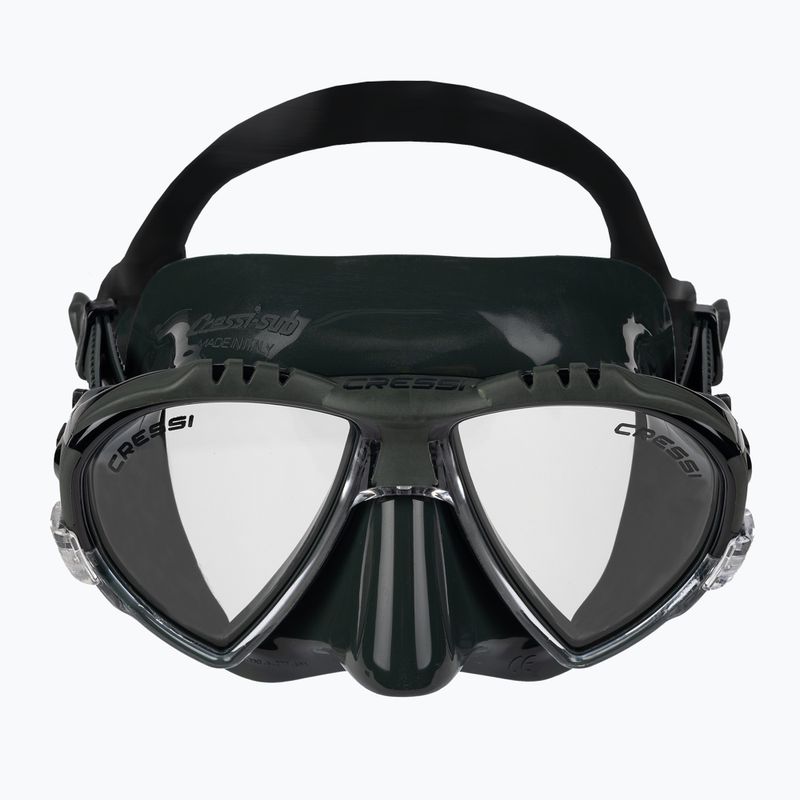 Mască de scufundări Cressi Matrix verde DS309850 2