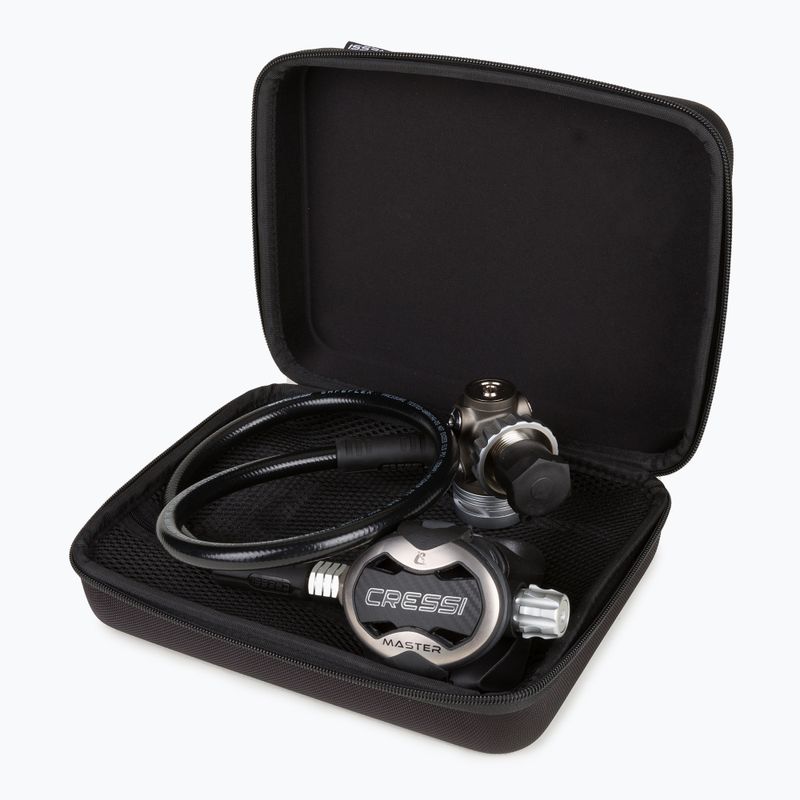 Cressi Master T10-SC Cromo Auto Dive Respirator negru HX840100 2