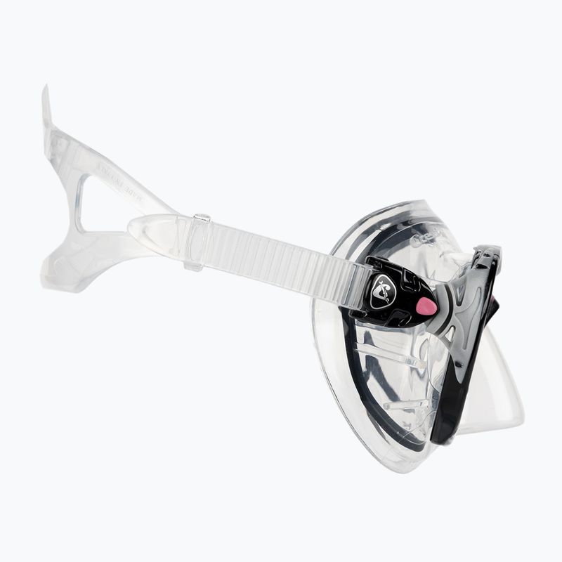 Set de scufundări  Cressi Big Eyes Evolution + Alpha Ultra Dry black/pink 5