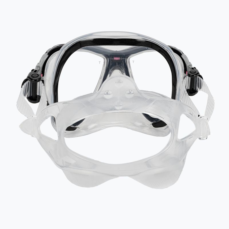 Set de scufundări  Cressi Big Eyes Evolution + Alpha Ultra Dry black/pink 6