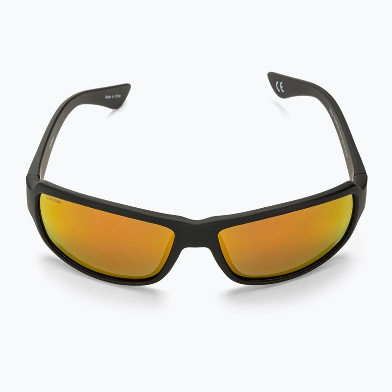 Ochelari de soare Cressi Ninja Floating black/orange mirrored