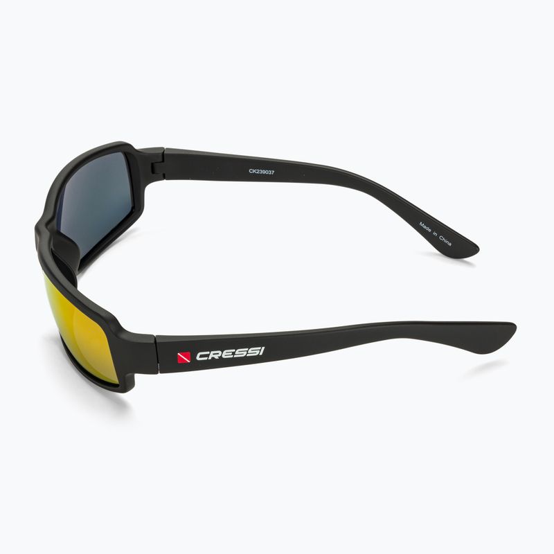 Ochelari de soare Cressi Ninja Floating black/orange mirrored