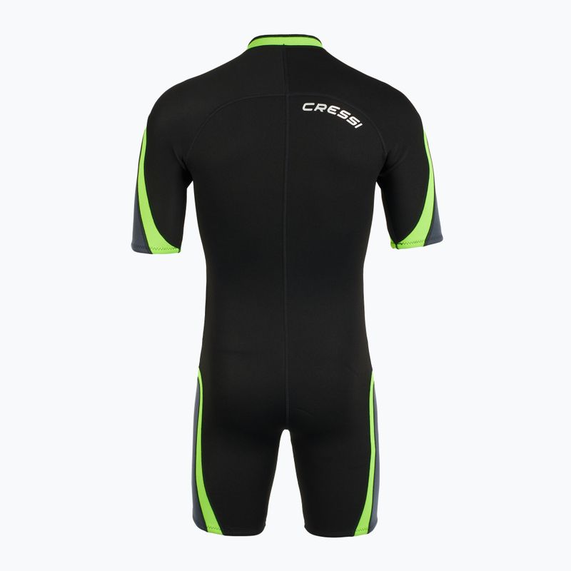 Spumă de înot pentru bărbați Cressi Playa Shorty 2.5 mm black/lime 3
