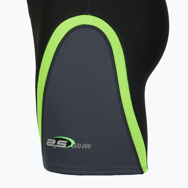 Spumă de înot pentru bărbați Cressi Playa Shorty 2.5 mm black/lime 5