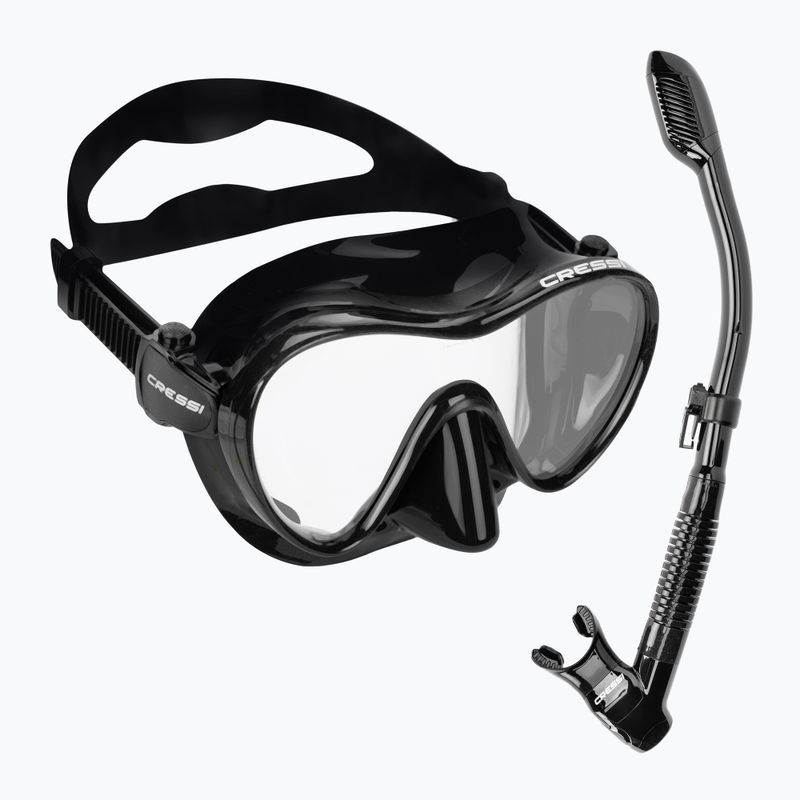 Set de scufundări  Cressi F1 + Supernova Dry black