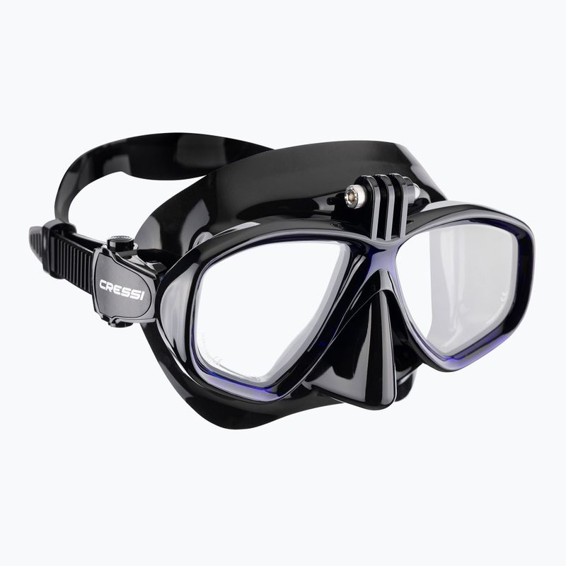 Mască de scufundări Cressi Action black/blue