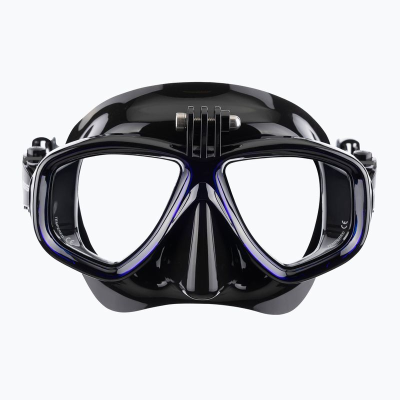 Mască de scufundări Cressi Action black/blue 2