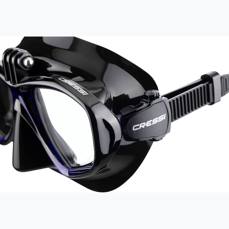 Mască de scufundări Cressi Action black/blue 3