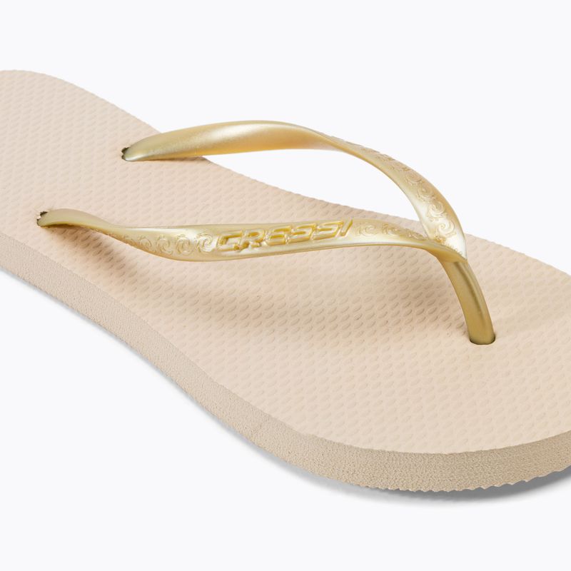 Cressi Marbella flip flop pentru femei auriu XVB958637 7