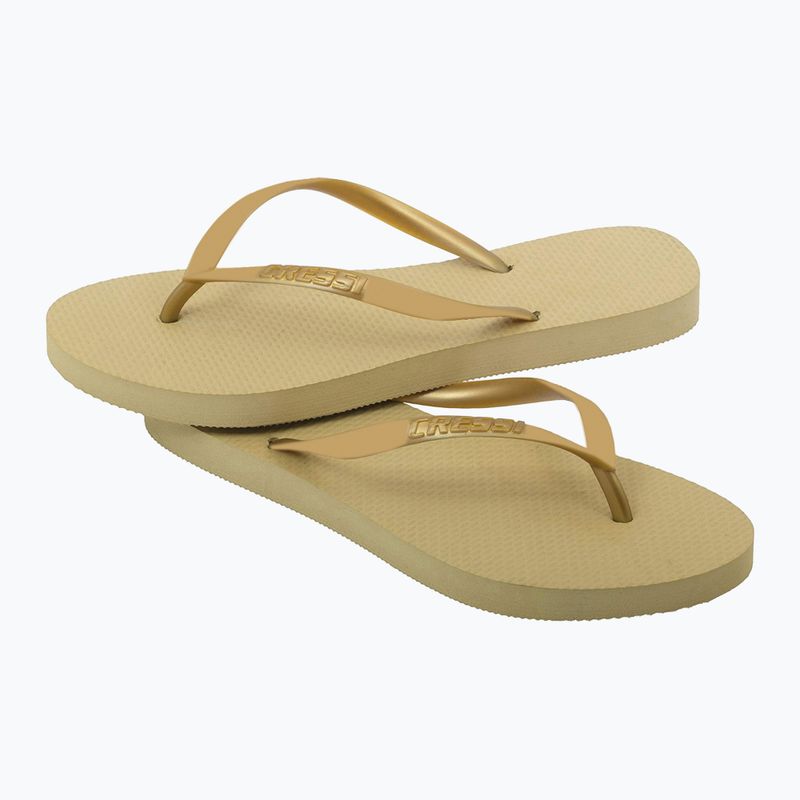 Cressi Marbella flip flop pentru femei auriu XVB958637 8