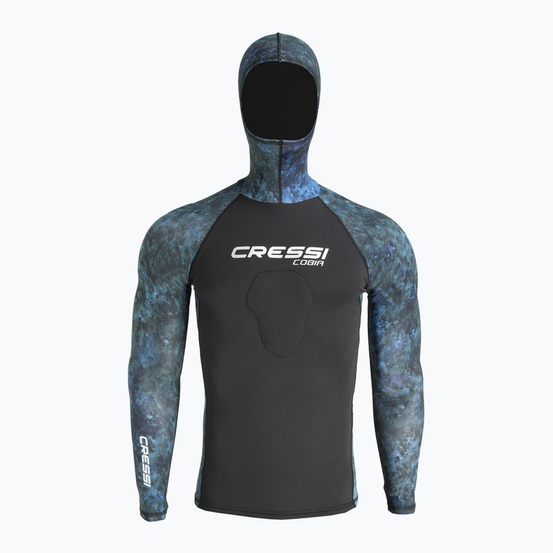 Longsleeve de înot pentru bărbați Cressi Cobia Hunter camo blue 2