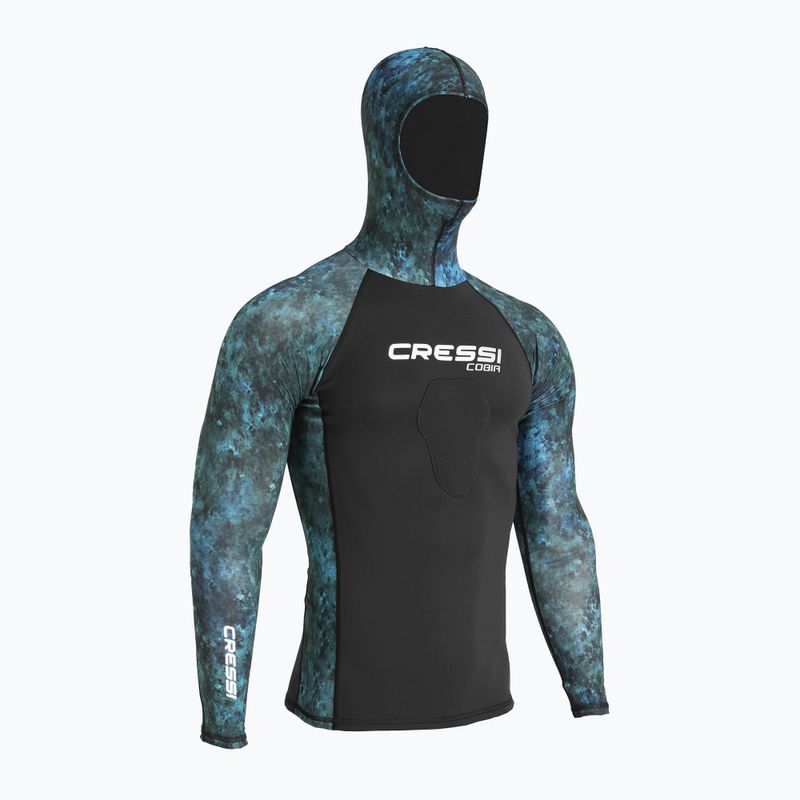 Longsleeve de înot pentru bărbați Cressi Cobia Hunter camo blue 4