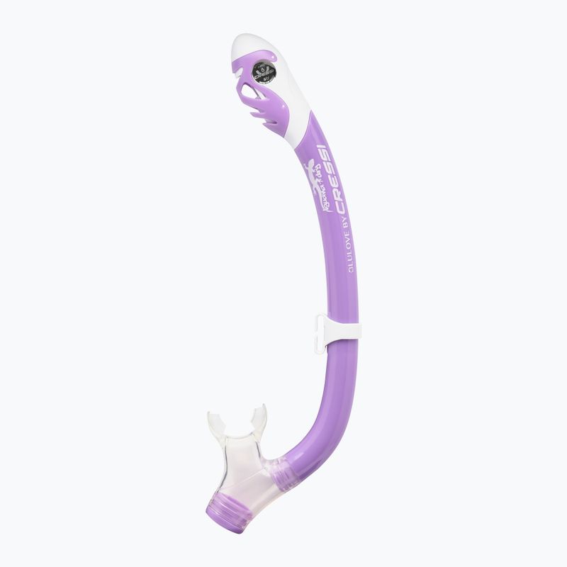 Set de scufundări pentru copii Cressi Rocks Jr Set lilac/white 4