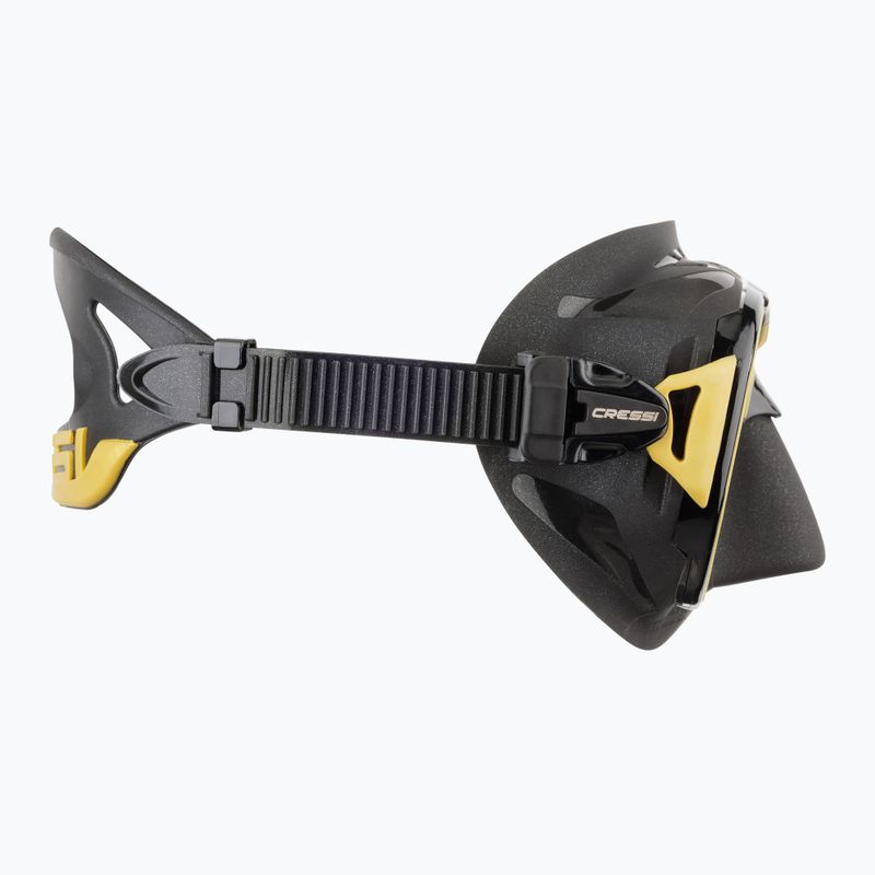 Mască de scufundări Cressi Zeus black/gold 3