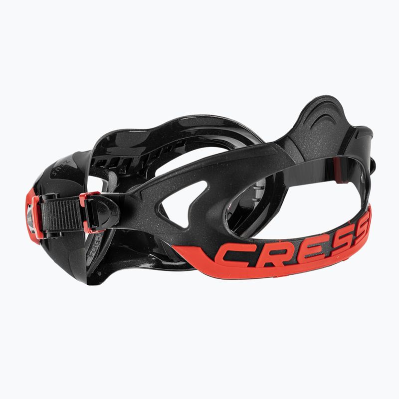 Mască de scufundări Cressi Zeus black/red 4