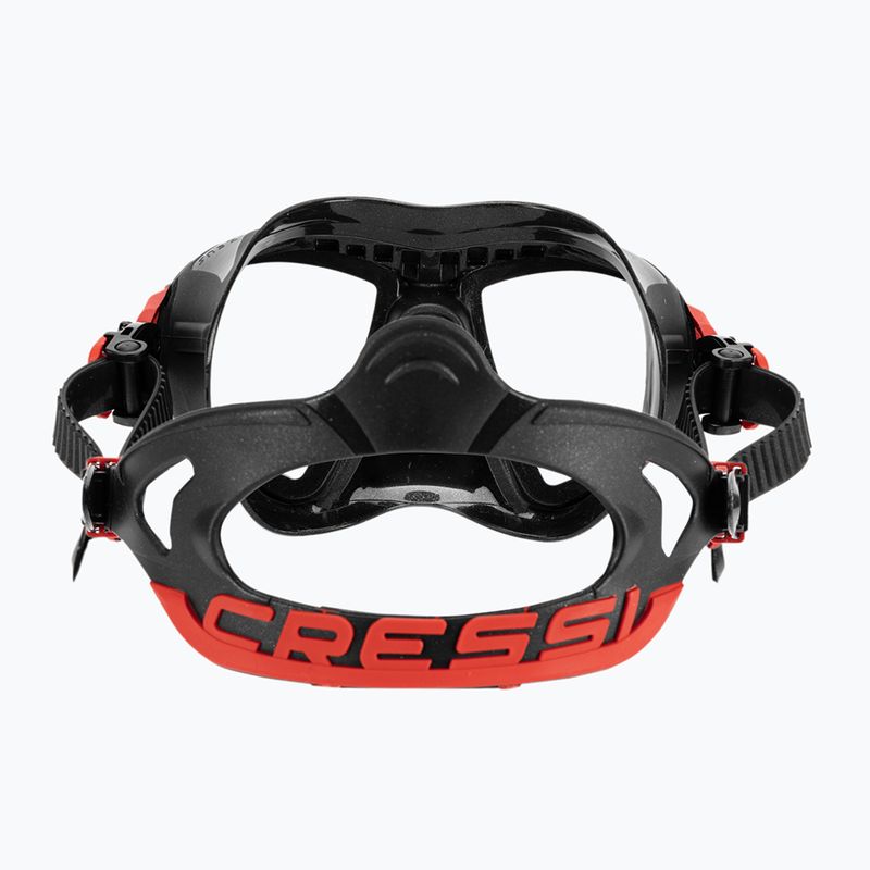 Mască de scufundări Cressi Zeus black/red 5