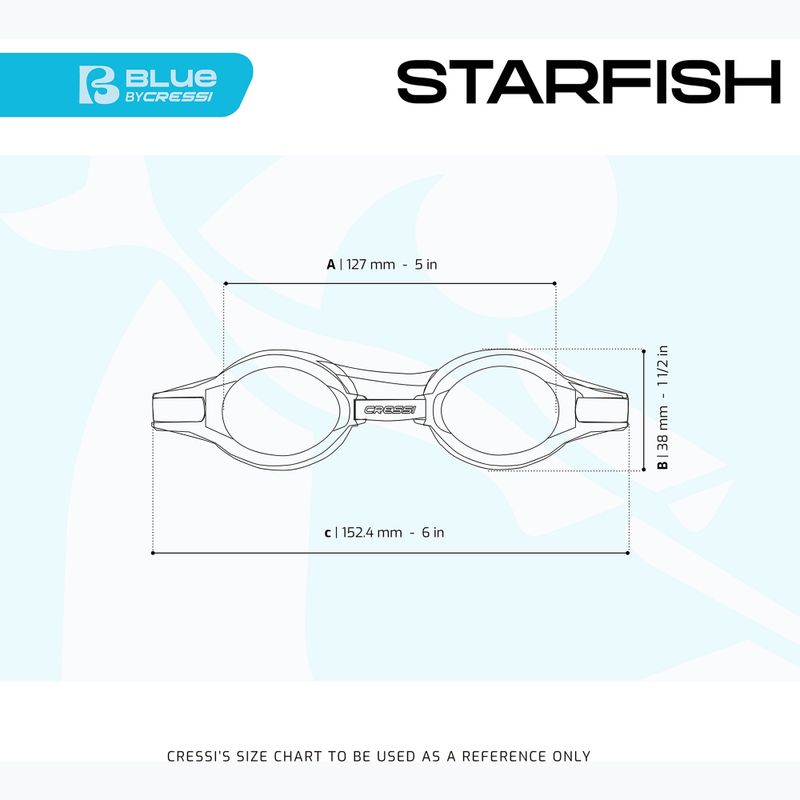 Ochelari de înot  pentru copii  Cressi Starfish white/pink 2