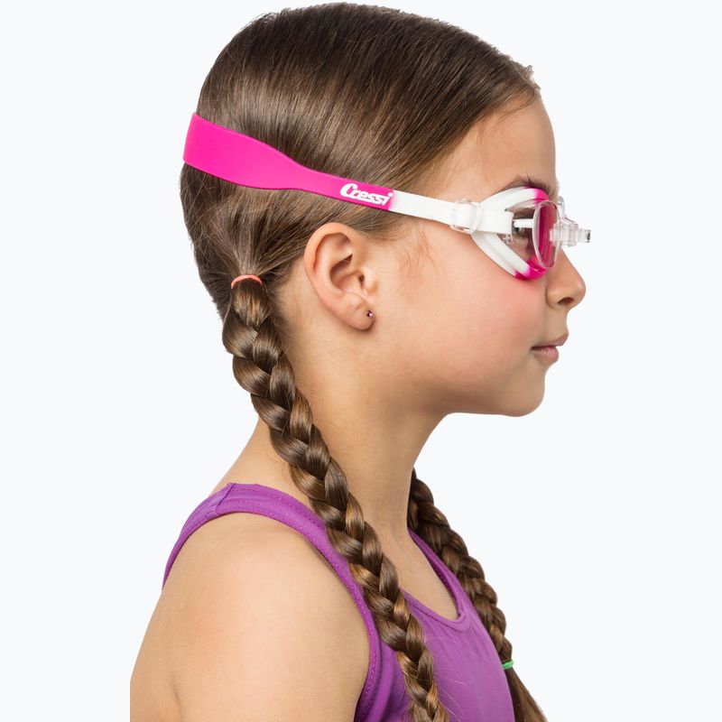 Ochelari de înot  pentru copii  Cressi Starfish white/pink 5