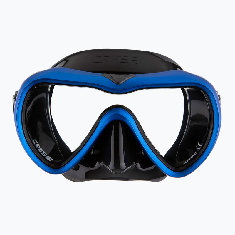 Mască de scufundări Cressi A1 Anti Fog black/blue 2